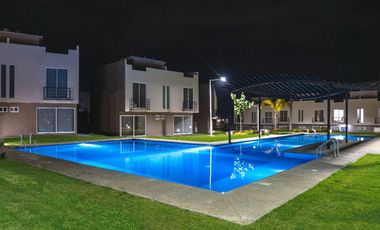 Venta de casa de descanso con una vista hermosa a los volcanes