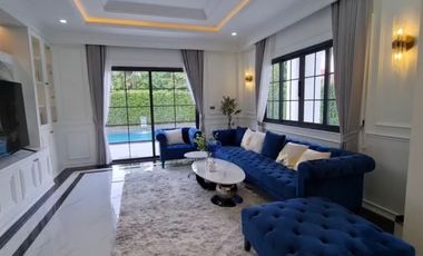 ขายคฤหาสน์ใหม่พร้อมอยู่ บางนาตราด กม29 227 ตร.ว.หน้าติดทะเลสาบ