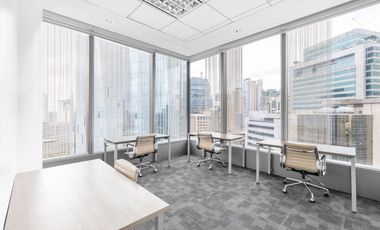 Private office space for 5 persons in Regus Zuellig Building Makati