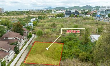 Huahin Land for sale, near the beach location Huahin Soi 9, Land area 400 sqm (100 sq.wah), price 8 Million Baht