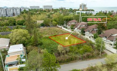 Huahin Land for sale, near the beach location Huahin Soi 9, Land area 400 sqm (100 sq.wah), price 8 Million Baht