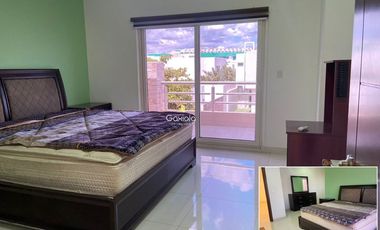 Se renta casa AMUEBLADA en Privada con acceso controlado, área común con alberca