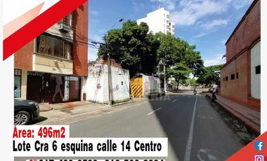 VENDE LOTE NEIVA CRA 6 ESQUINA CALLE 14 CENTRO / BARRIO LA TOMA