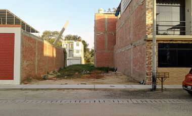 Lote 28 Mz C15 En Venta 120 M2 (8X15) Urb Las Palmeras Etapa 1 A Solo 83 Mil Soles