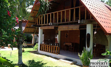 Native Resort for Sale in Danao, Panglao Island, Bohol