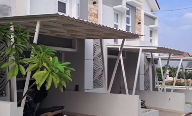 Rumah Depok Minimalis Modern Murah Cantik 2 Lantai Cluster Medina Townhouse Pancoran Mas Strategis Dekat Stasiun Depok Baru Dekat Stasiun Depok Lama