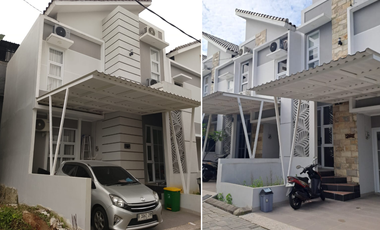 Rumah Depok Minimalis Modern Murah Cantik 2 Lantai Cluster Medina Townhouse Pancoran Mas Strategis Dekat Stasiun Depok Baru Dekat Stasiun Depok Lama