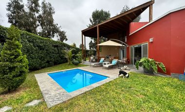 CASA DE CAMPO CON  PISCINA Y LINDA ARQUITECTURA 🔆🏡