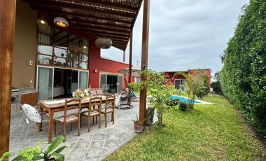 CASA DE CAMPO CON  PISCINA Y LINDA ARQUITECTURA 🔆🏡