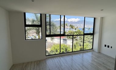 Departamento remodelado con vista al mar en Fracc Las Playas Acapulco