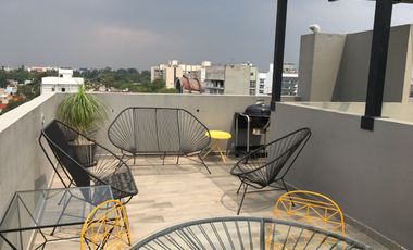Departamento en renta Colonia Roma Sur