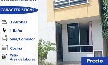 se vende casa Conjunto Ceiba - Soledad