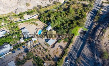 Parcela con casa, piscina y dos cabañas. Potencial turístico. Varillar, Valle del Elqui. $280 millones