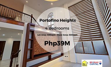 Portofino Heights Las Pinas City 4 Bedrooms House and Lot for Sale!