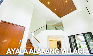 2-Storey High Ceiling House with Swimming Pool for Sale in Ayala Alabang Village, Muntinlupa City