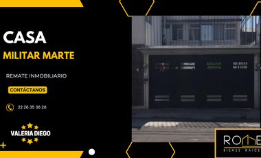Venta de Casa En Playa Langosta, Militar Marte, Iztacalco, Cdmx
