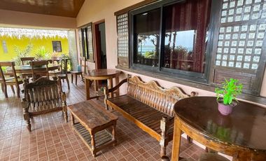 Beach Front Villa in Pagudpod for Sale! 3,000sqm only 30M