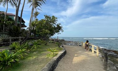 Beach Front Villa in Pagudpod for Sale! 3,000sqm only 30M