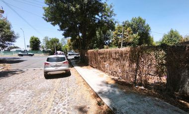 renta terreno en esquina sobre av.forjadores puebla