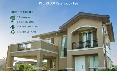 5-BEDROOM GRANDE HOUSE AND LOT WITH BALCONY | GRETA MODEL IN CAMELLA BACOLOD SOUTH
