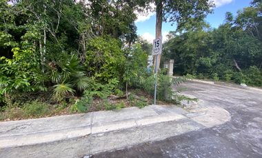 Mejor Lot 264 m2 en esquina Aldea Ha Puerto Morelos