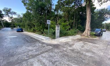Mejor Lot 264 m2 en esquina Aldea Ha Puerto Morelos
