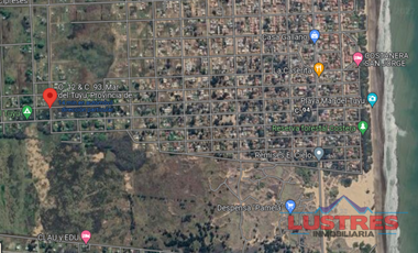 LOTE- TERRENO EN VENTA MAR DEL TUYU 478 M2 SOBRE ESQUINA