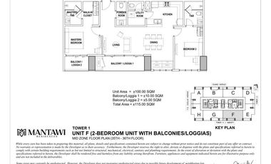 Opulent 3 Bedroom with 5 CR Condo at Mantawi Residences