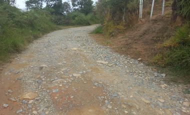 VENDO LOTE  CON DOS EXPLANACIONES, EN LA VEREDA LA AGUADA EN BARBOSA ANTIOQUIA.