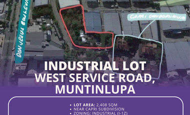 Industrial lot West Service Road, Muntinlupa - For SALE