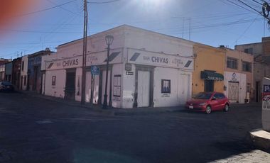 VENTA DE PREDIO EN EQUINA EN ZONA CENTRO DE SAN LUIS POTOSI