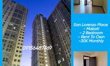 2 BR Condo in San Lorenzo Place Makati as low as 30k/Month Rent To Own