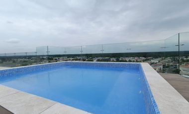 Via La Costa, Renta de Suite Amoblada en Edificio Inteligente con Vista a Ciudad