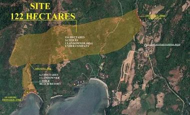 Attention Developers and Investors! A rare opportunity awaits you in Bagac, Bataan! With 122 hectares of pristine beachfront land, 116 hectares of upland, and 6.34 hectares of beachfront with 270 meters of shoreline