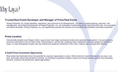 Luxurious Pre Selling 2BR in Laya by Shang Properties near Subway Station, Malls, Schools - Promo Terms with Big Discounts