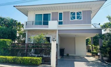 For sale, for rent, detached house, Supalai Ville Village, Ban Suan-Chonburi.