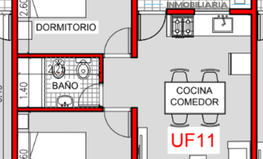 DEPARTAMENTO 3 AMBIENTES , NUEVO EN LAS TONINAS A 2 CUADRAS DE PLAYA