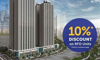 Pre-selling Studio Unit at The Sapphire Bloc - East Tower at Ortigas across Marco Polo Hotel