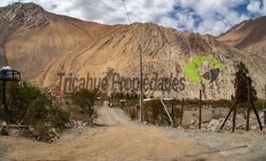 Parcela en Cochiguaz con agua de riego. 6.100 m2., Valle del Elqui. $60 millones