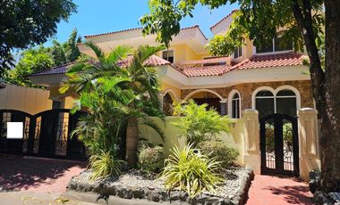 5BR Tuscan Style House & Lot for Lease/Rent in Alabang Hills Village Muntinlupa