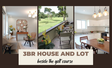 Recently Constructed House and Lot for Sale beside the golf course in Silang nearby Tagaytay