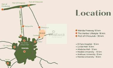 Departamento en preventa Conkal Yaxkukul, Mérida
