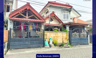 Dijual Rumah Tenggilis Mejoyo Selatan Surabaya Surat YKP Perlu Renovasi dkt UBAYA