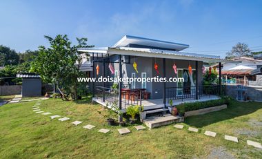 (HS320-02) New 2-Bedroom House for Sale in a Quiet and Rural Location near Mae Kuang Dam in Luang Nuea, Doi Saket