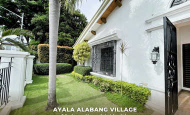 AAV 5BR House & Lot in Ayala Alabang Village Muntinlupa City