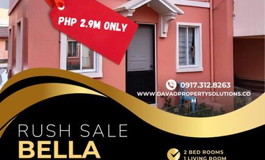 Rush Sale Camella Buhangin Davao Bella House Model