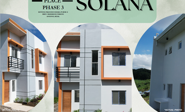 HOUSE AND LOT FOR SALE IN ANGONO RIZAL - SOLANA SA