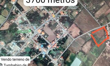 Vendo lote de terreno en Tumbabiro, Imbabura