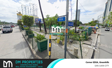 For Lease/Rent: Prime Commercial Property in corner EDSA, Brgy. Greenhills, San Juan City