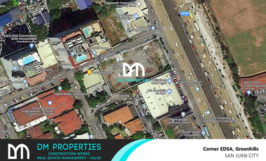 For Lease/Rent: Prime Commercial Property in corner EDSA, Brgy. Greenhills, San Juan City